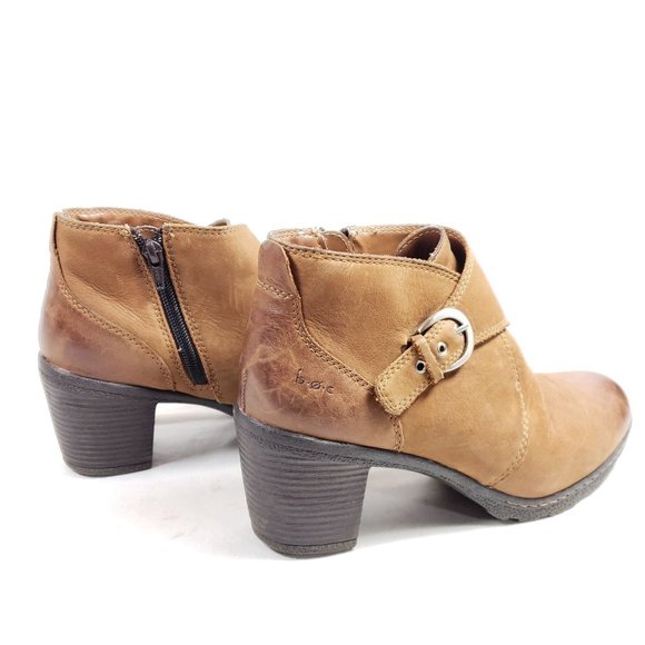 Boc Women's Size 10 Brown Leather Ankle Bootie - Picture 4 of 11